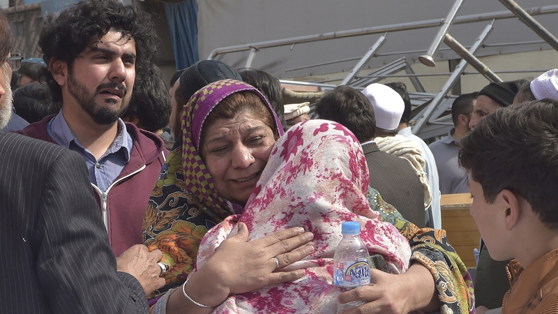 Dozens were killed and wounded in the blast in Peshawar