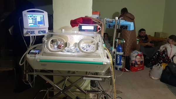 Footage obtained by RTÉ from maternity hospitals shows sick babies and pregnant women being treated in basements