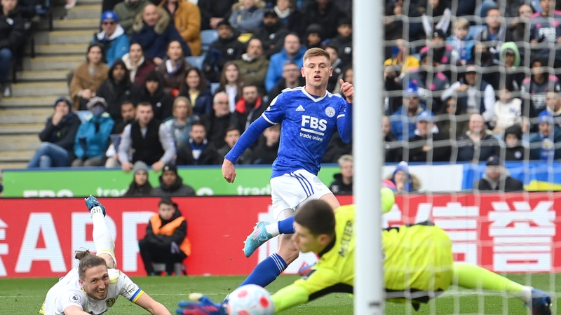 Harvey Barnes tucks home the winning goal