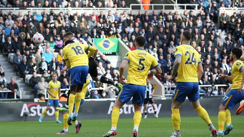 Fabian Schaer got Newcastle's second