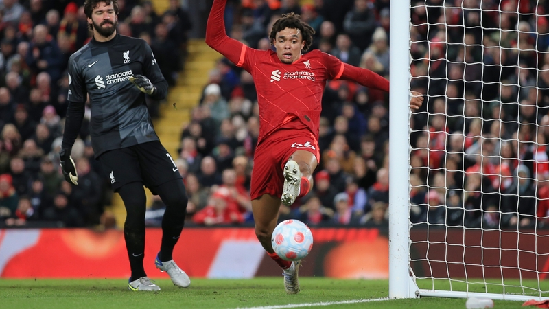 Alexander-Arnold rescues Liverpool.