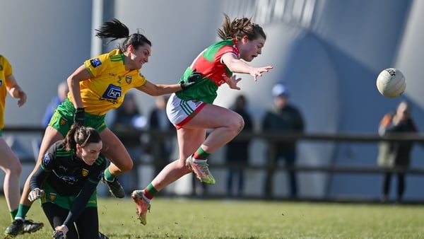 Sinead Walsh fires home Mayo's opening goal