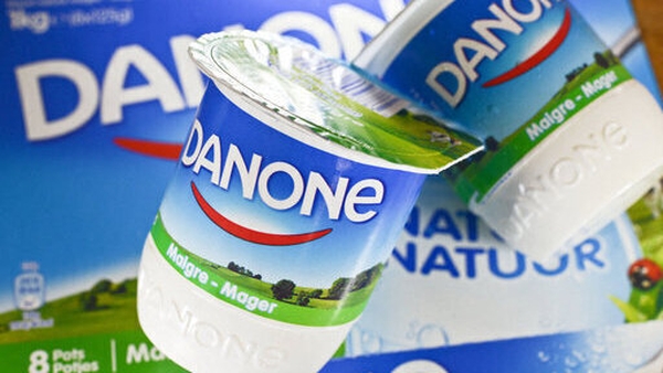 Danone makes Activia yoghurt, Evian water and Aptamil infant milk
