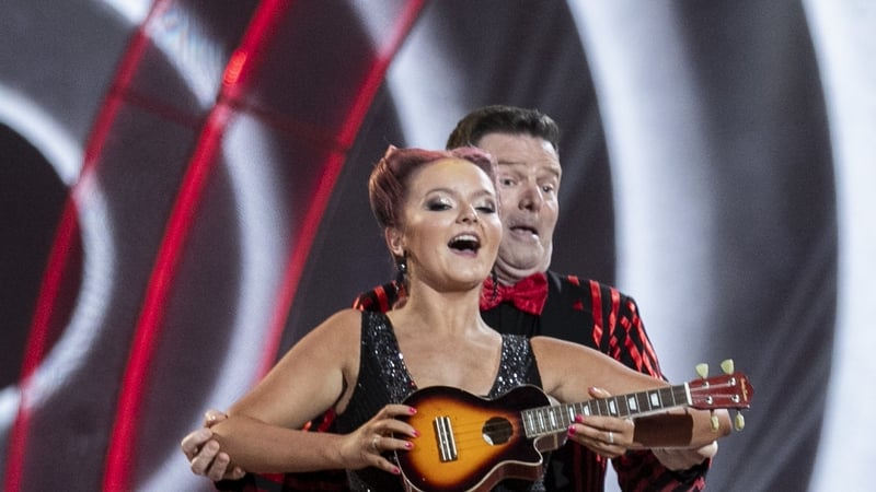 Feel no shame: Hannah and Billy on Sunday night's DWTS