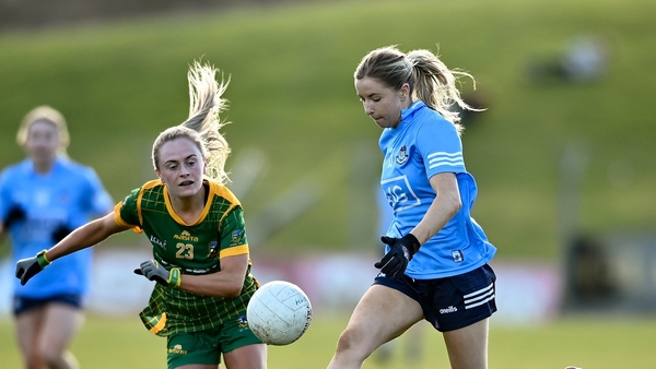 Caoimhe O'Connor of Dublin in action against Megan Thynne of Meath