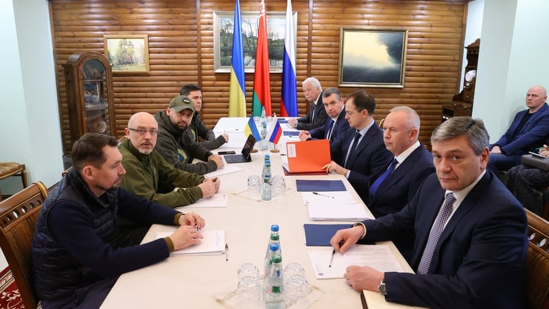 The talks, the third round since the Russian invasion of Ukraine last month, took place in Belarus