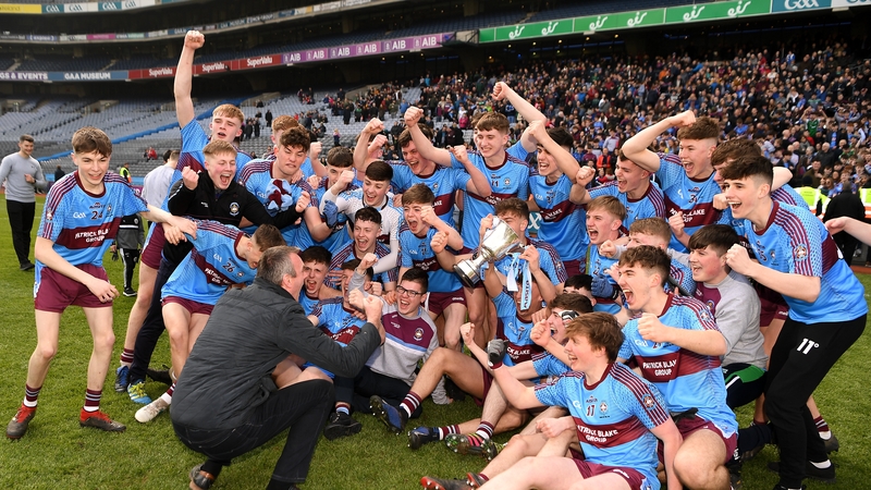St Michael's College Enniskillen beat Naas CBS in the 2019 Hogan Cup final at Croke Park