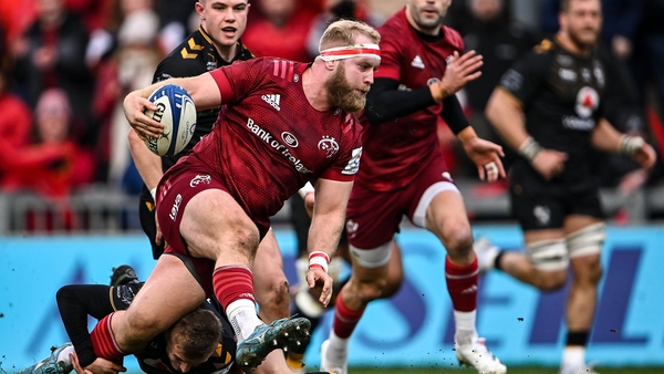 Loughman has played 63 times for Munster since joining just over four years ago