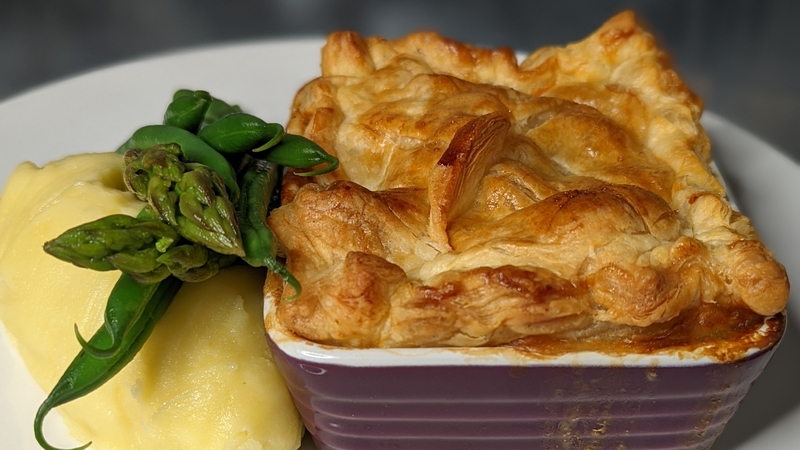 Wade Murphy's pork pot pie