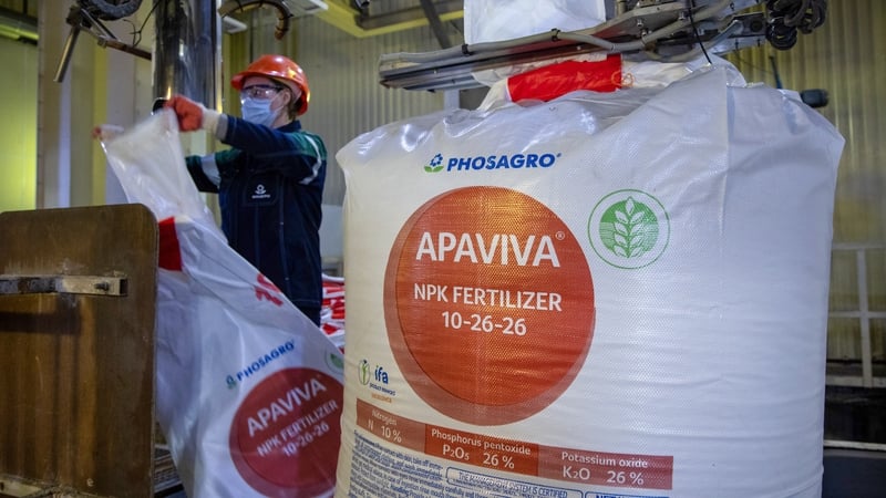 Russia is a major supplier of fertilisers