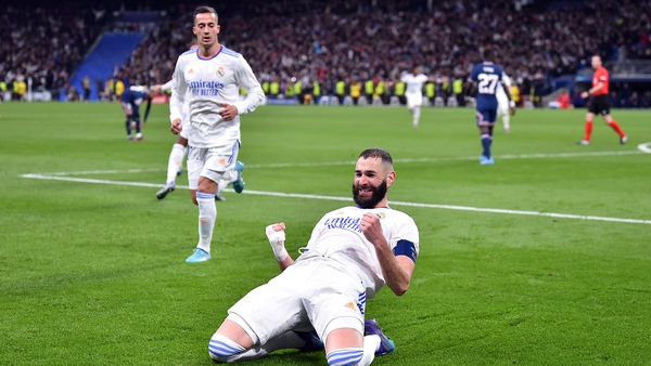 Karim Benzama plundered a hat-trick for Real Madrid