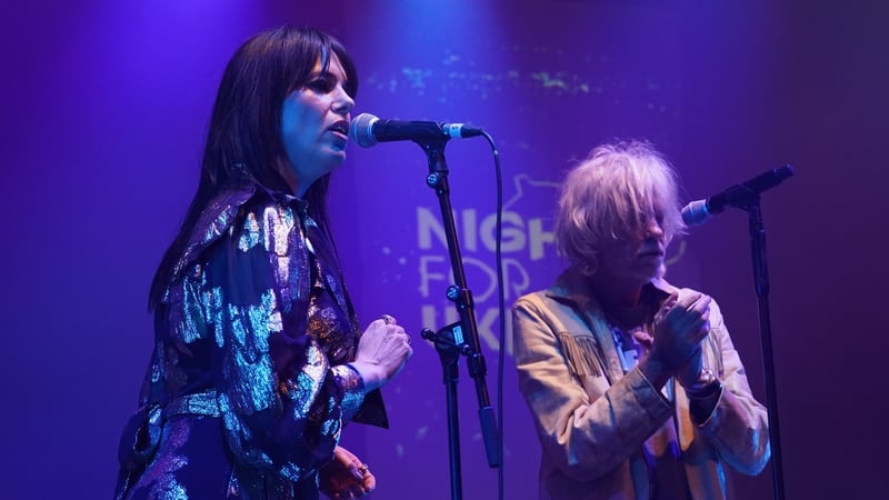 Imelda May and Bob Geldof