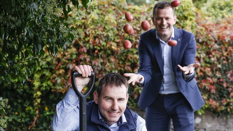 James O'Shea, from Iverk Produce and Paul Scally, Buying Director at Aldi Ireland