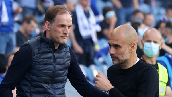It will be the 11th time Thomas Tuchel (L) comes up against Pep Guardiola