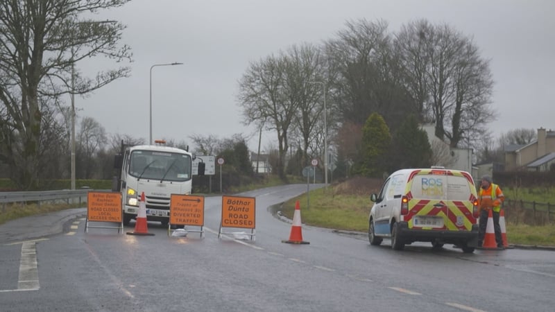 Road has been closed for a technical examination