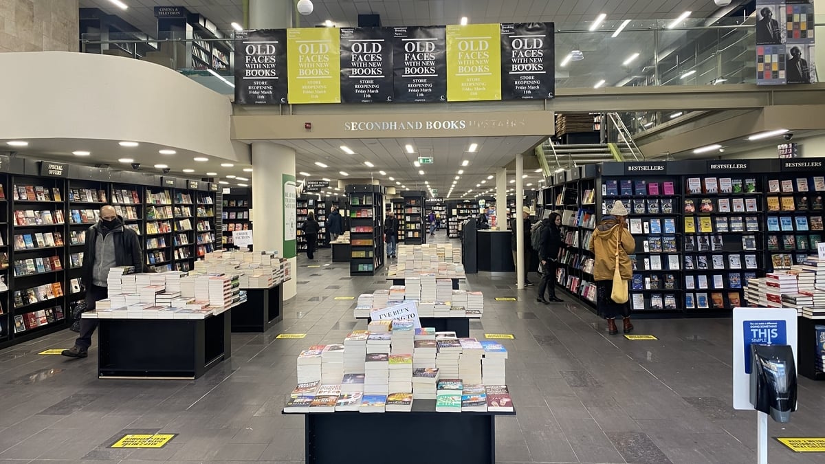 Getting engaged in a Dublin bookshop
