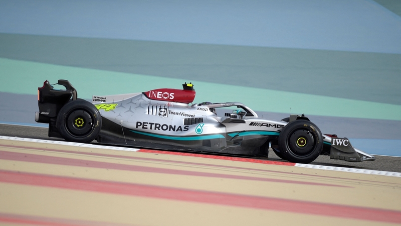 The new Mercedes has much smaller sidepods