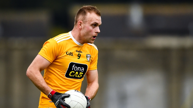 Antrim's Marc Jordan was thorn in Longford's side throughout