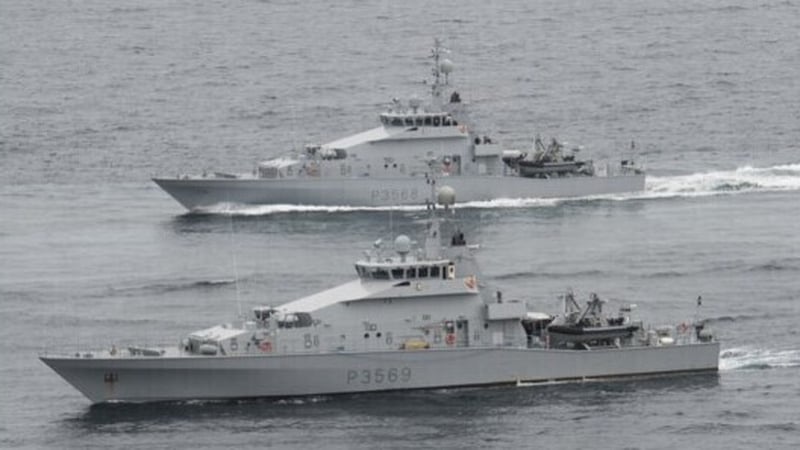 The inshore patrol vessels were purchased for a combined cost of €26 million