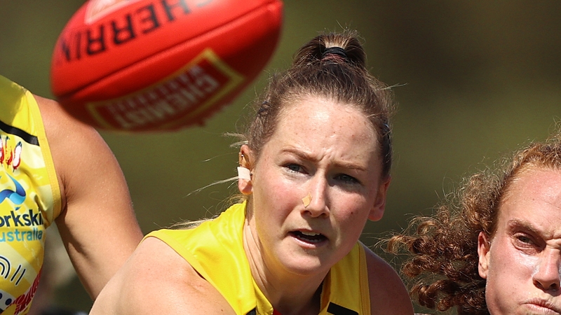 Ailish Considine in action against St Kilda's