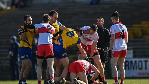 The match finished level with Derry missing a chance to win it