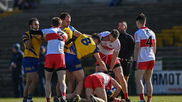 The match finished level with Derry missing a chance to win it