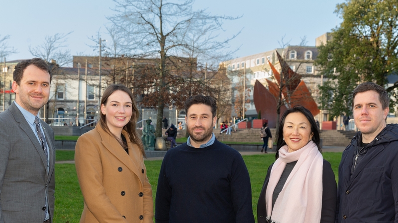 Ricky Conneely, Regional Development Officer, IDA Ireland, Aileen Rose Fleming, Project Executive IDA Ireland, Josh Builder, CTO, Signify Health, Susan Yun, Chief People Officer, Signify Health and Kyle Armbrester, CEO Signify Health