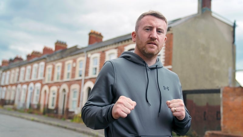 Paddy Barnes (Paddy The Olympian) on the streets of Belfast for the Paddy Irishman Project. Pics: Ross O'Callaghan