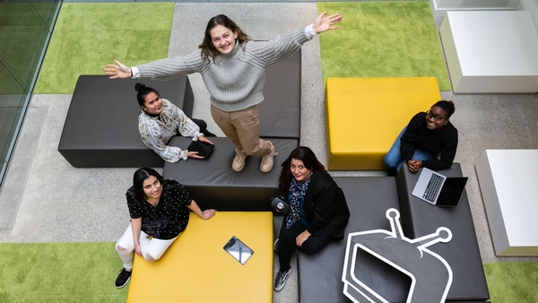 Dahab Sharaby, Teen Turn Mentor, Kaye Marie Rabadon, Teen Turn Mentor and Research Assistant, Diana Hrisovescu, Teen Turn Mentor, Caroline Viguier, The Digital Hub and Naomi Adeniji, Teen Turn Mentor