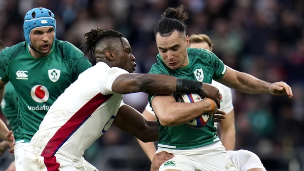 James Lowe broke five tackles in the match against England