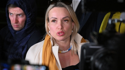 Marina Ovsyannikova is 'under the protection of a European state' her lawyer has said
