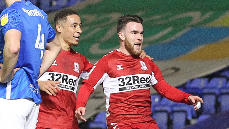 Aaron Connolly registered his second league goal for Middlesbrough
