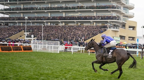 Paul Townend and Energumene winning the Queen Mother Champion Chase on 16 March
