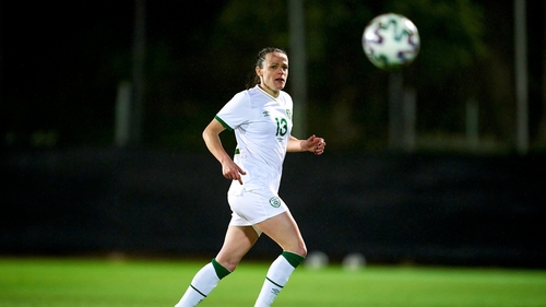 Aine O'Gorman during the Pinatar Cup semi-final at La Manga in Murcia, Spain in February.