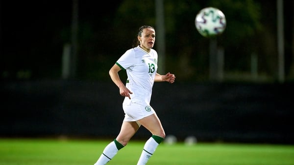 Aine O'Gorman during the Pinatar Cup semi-final at La Manga in Murcia, Spain in February.