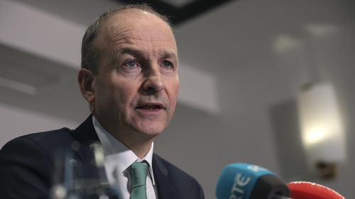 Mr Martin made his comments after arriving at the summit of EU leaders in Brussels
