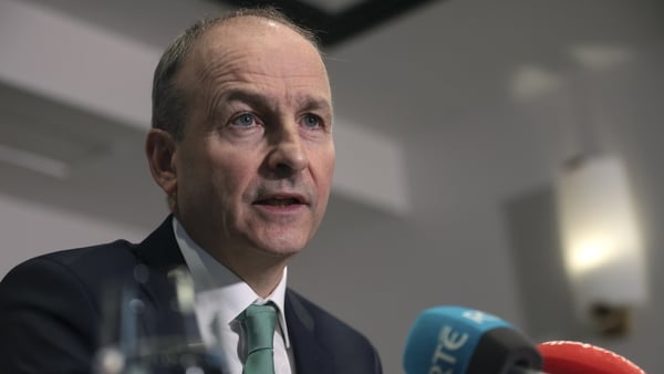 Mr Martin made his comments after arriving at the summit of EU leaders in Brussels