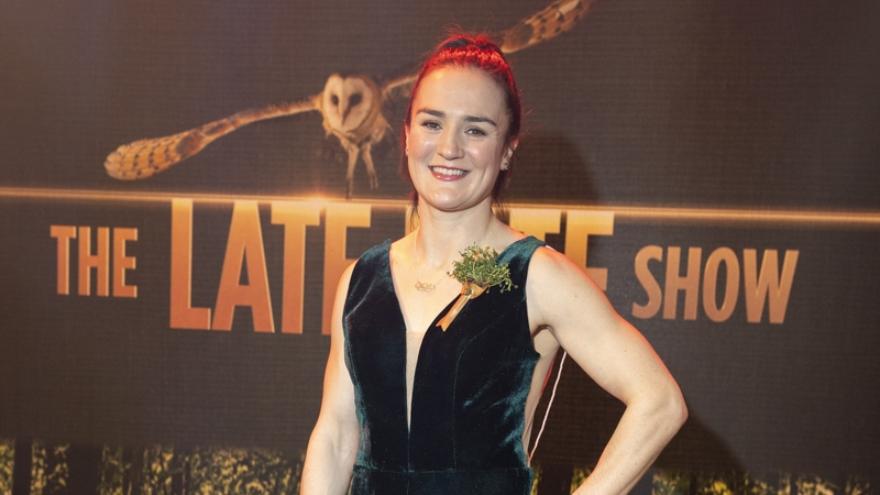 Kellie Harrington (pictured at the Late Late Show's St Patrick's Day celebrations) - Married her partner Mandy Loughlin in Dublin on Friday