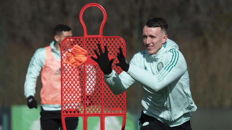 David Turnbull in training this week