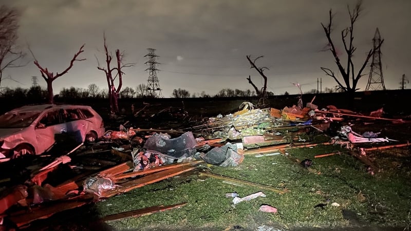 Homes were badly damaged in St Bernard Parish (Credit: NOFD)