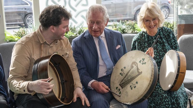 Prince Charles and Camilla visited the Irish Cultural Centre in London in the run-up to St Patrick's Day