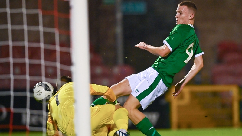 Cork City's Mark O'Mahony scored Ireland's only goal in the defeat to Portugal (file picture)