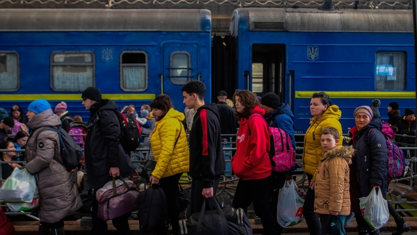 Ukrainians are fleeing war