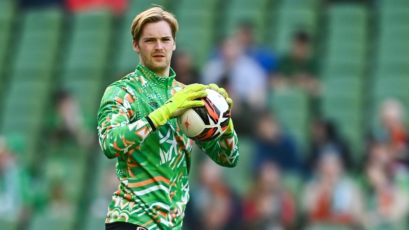 Caoimhin Kelleher will win his fifth Ireland cap in Yerevan this afternoon