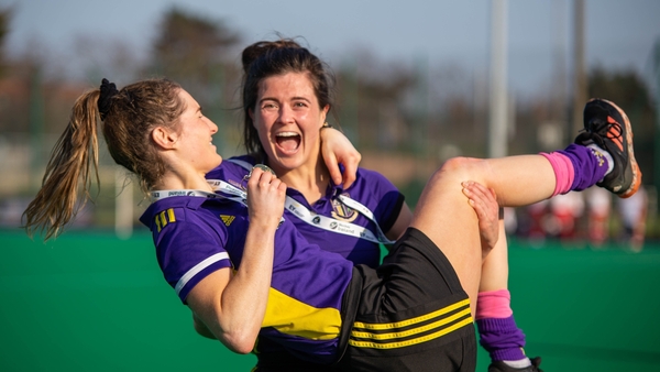 Aisling Naughton with Emily Beatty start the celebrations
