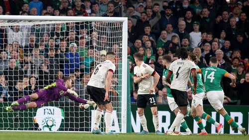 Alan Browne heads home the leveller