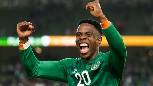 Chiedozie Ogbene has scored three goals for Ireland in 11 appearances