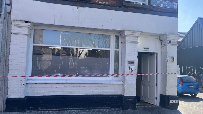 Blaze broke out at the premises on the junction of Little Britain Street and Little Green Street near Capel Street