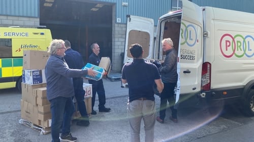 The initiative is being supported by the Ukrainian Embassy of Ireland, UPMC Ireland, Irish Ferries and many others