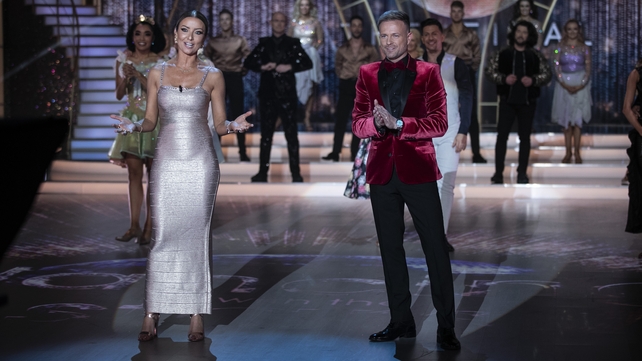 Hosts Jennifer Zamparelli and Nicky Byrne